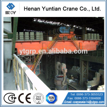 Foundry Shop Top Running Bridge Overhead Crane For Sale